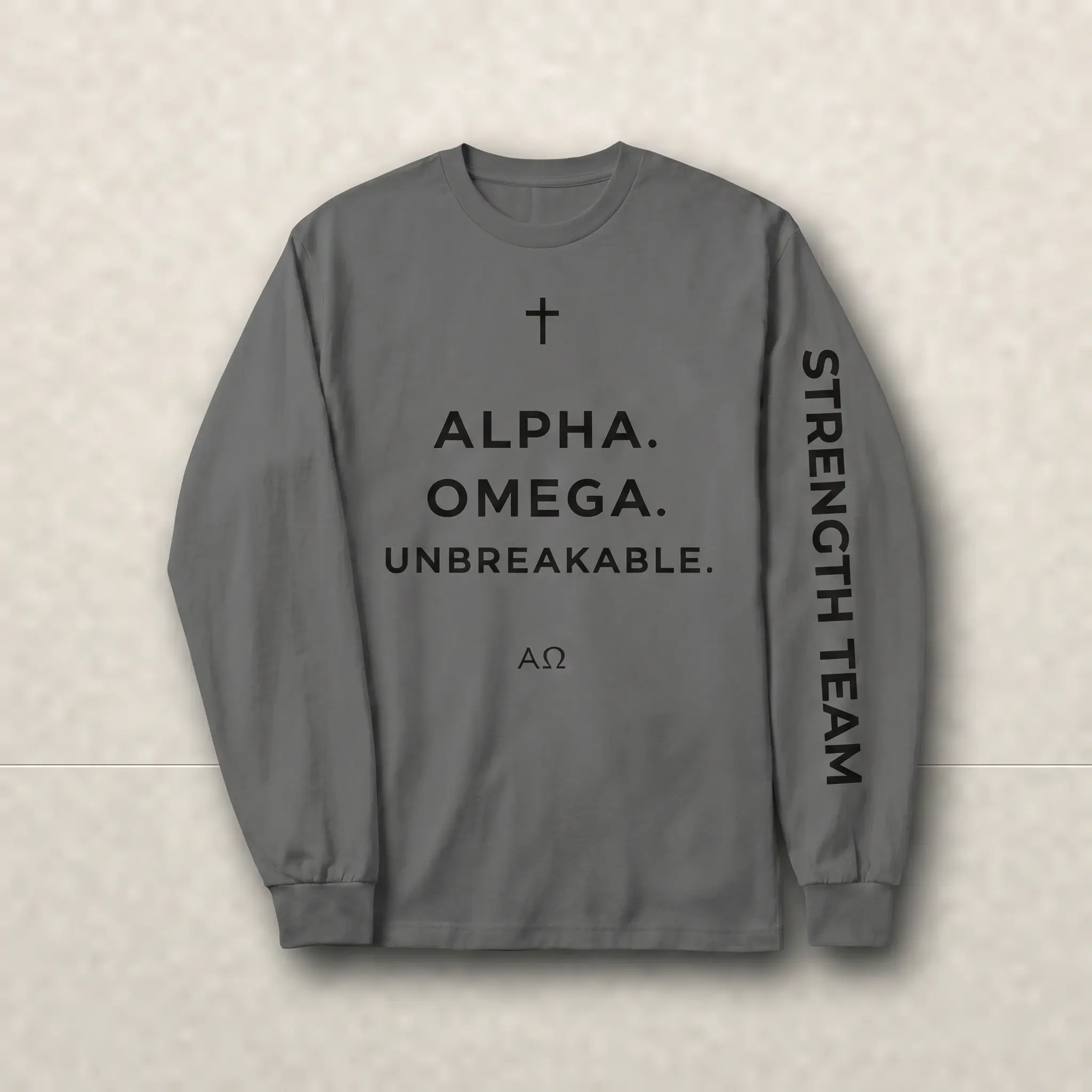 UNBREAKABLE long sleeve in ASPHALT / BLACK